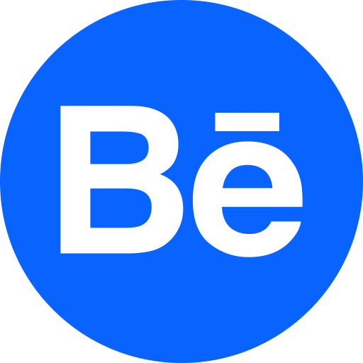 Adobe, behance, creative, designer, graphical, profile, web design icon